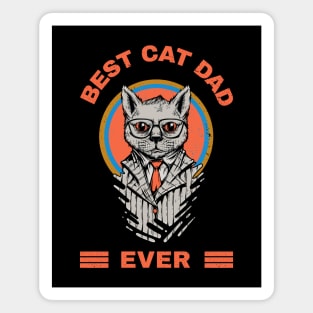 Best Cat Dad Magnet